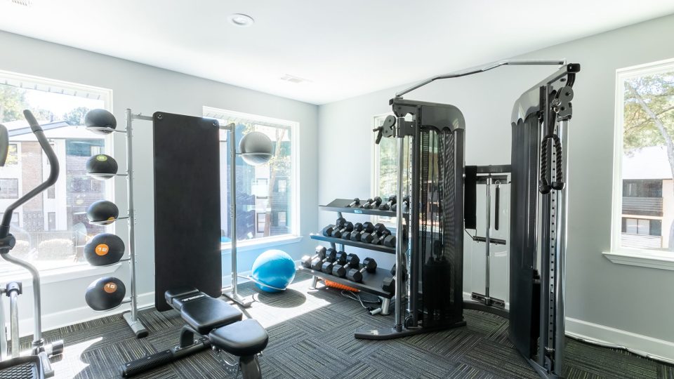 fitness center at The  Rowen